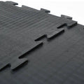 Loseta modular de hule tipo rompecabezas de 50x50 cm para piso de gimnasio — Hules Quimor JR